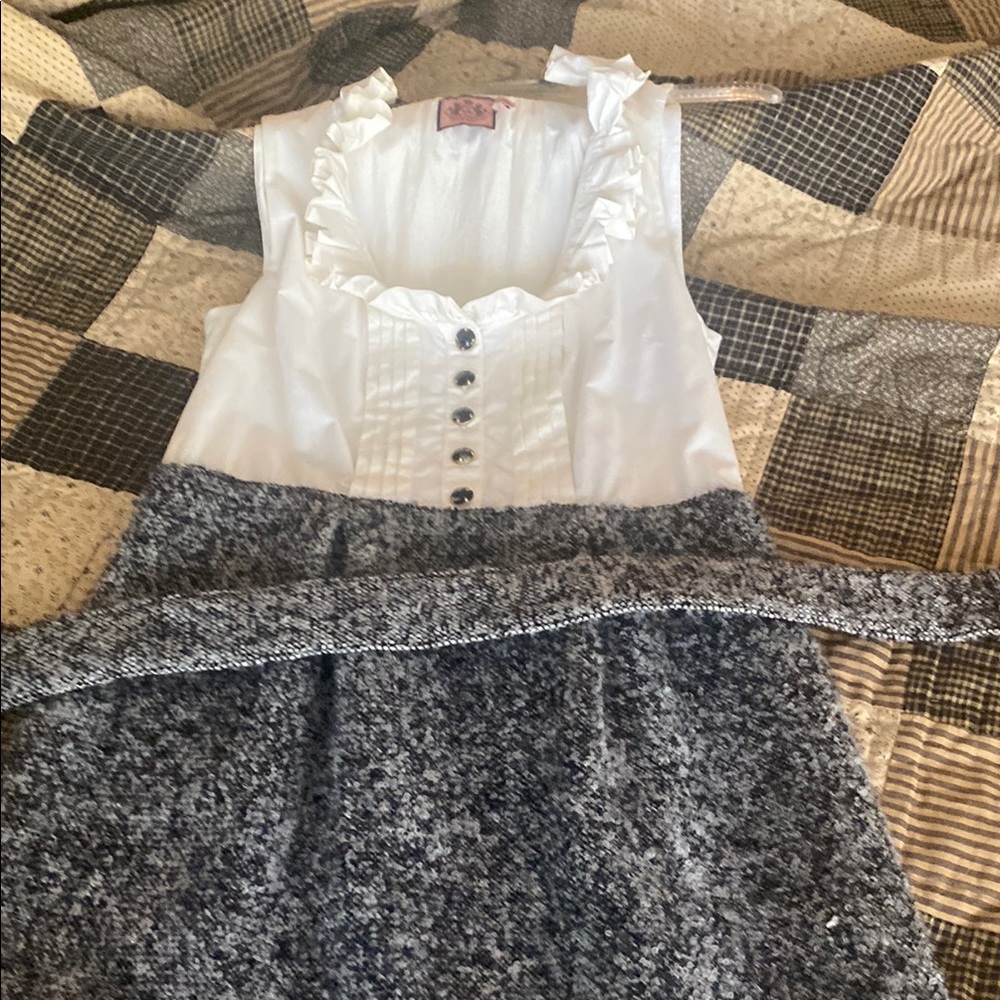 White Ruffled Sleeveless dress